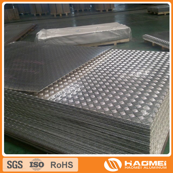 Chinese well-known supplier 5 bar tread plate aluminum plate